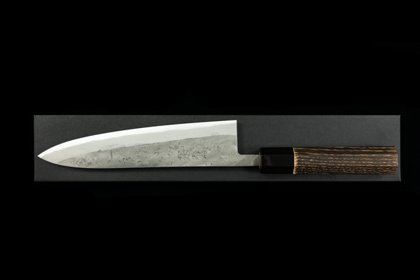 Toki 210mm Stainless Clad Blue #2 Nashiji Wa-Gyuto