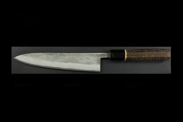 Toki 210mm Stainless Clad Blue #2 Nashiji Wa-Gyuto