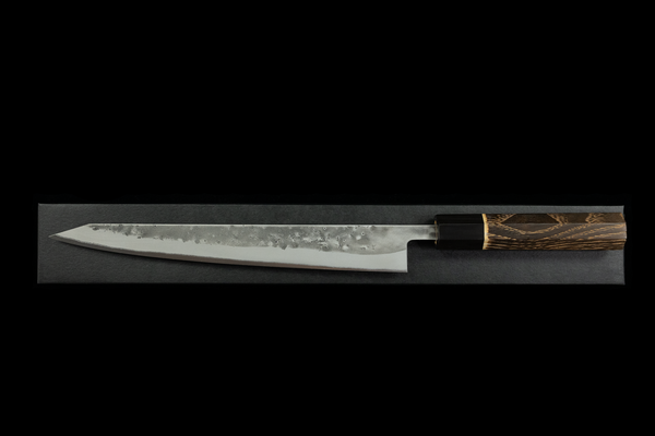 Toki 270mm Stainless Clad Blue #2 Nashiji Wa-Sujihiki