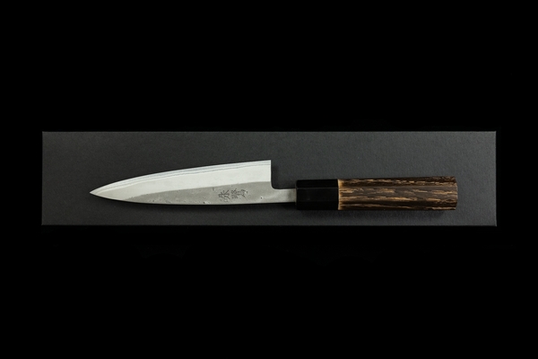 Toki 135mm Stainless Clad Blue #2 Nashiji Wa-Petty