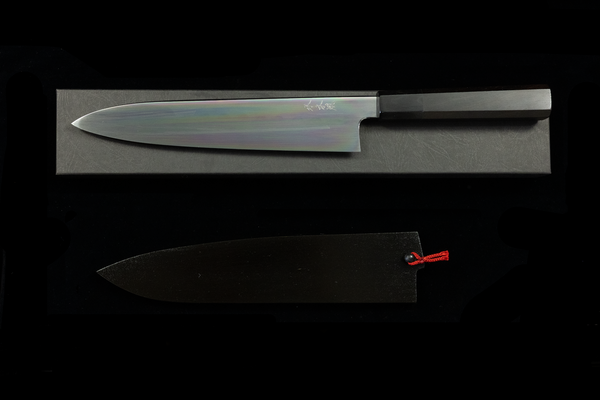 Gesshin Kagekiyo 240mm White #2 Mizu-Honyaki Hamaguri Wa-Gyuto