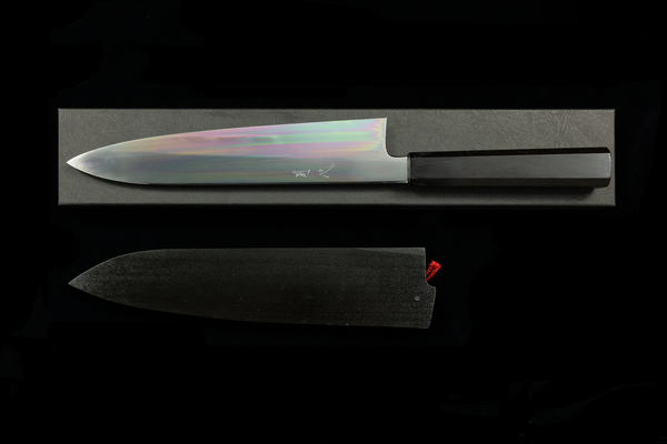 Gesshin Kagekiyo 240mm White #2 Mizu-Honyaki Hamaguri Wa-Gyuto