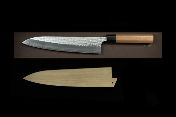 Yoshimi Echizen 240mm Stainless Clad SG2 Migaki Wa-Gyuto