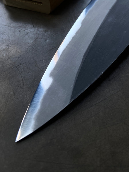 Instagram Special - Gesshin Ajikataya 240mm White #2 Kurouchi Wa-Gyuto